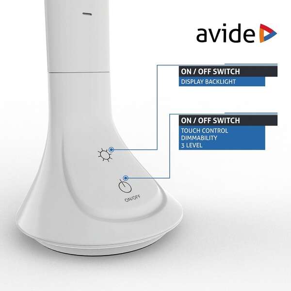 LED stona lampa sa adapterom Calendar 5W 4000K bela Avide - Slika 4