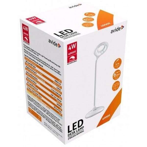 LED stona lampa sa adapterom Minimal 4W 4000K bela Avide - Slika 2