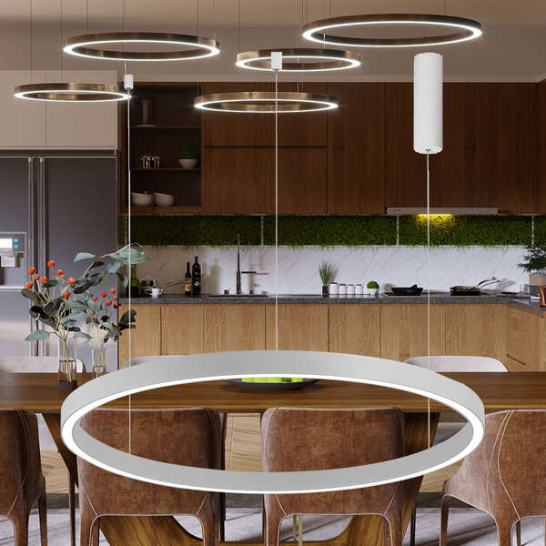 Led visilica, okrugla bela 2540-RND-35W-3IN1 - Slika 2