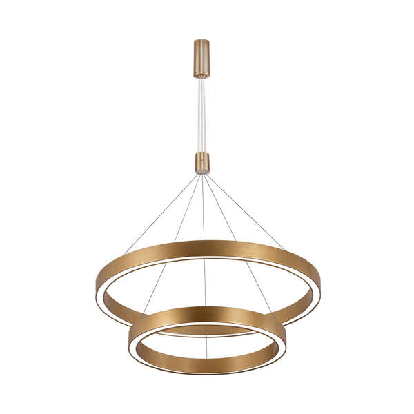 Led visilica, okrugla zlatna, 65W-3U1 - Slika 1