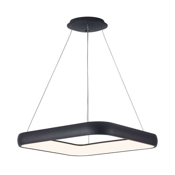 Led visilica kvadratna crna 46W-3U1-IP20 - Slika 1