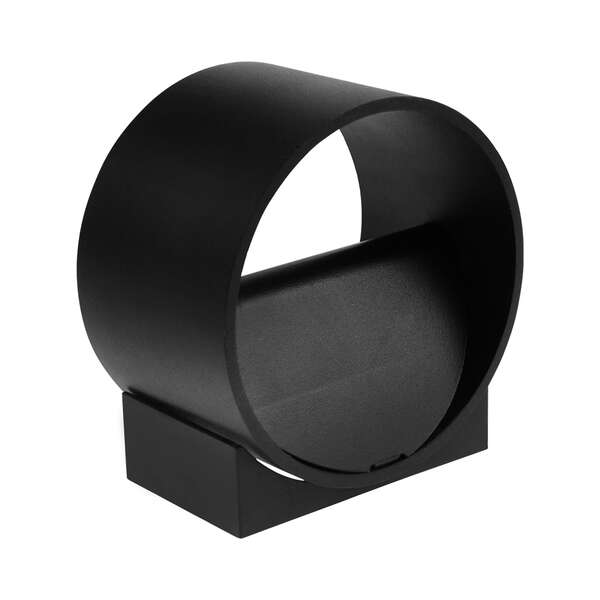 Led zidna svetiljka okrugla crna 8W 3000K - Slika 3