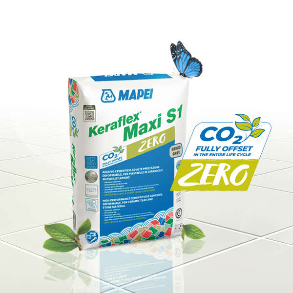 Lepak za pločice Mapei Keraflex Maxi Zero S1 beli 23kg - Slika 2