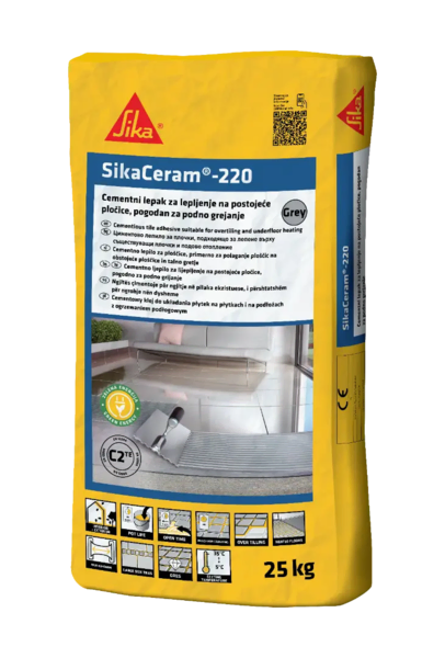 Lepak za keramičke pločice 25kg Sika ceram 220 - paletna isporuka - Slika 1