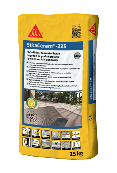 Lepak za keramičke pločice 25kg Sika ceram 225 - Slika 1