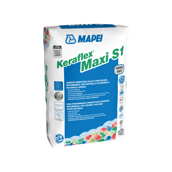 Lepak za pločice Mapei Keraflex Maxi S1 beli 23kg - Slika 1