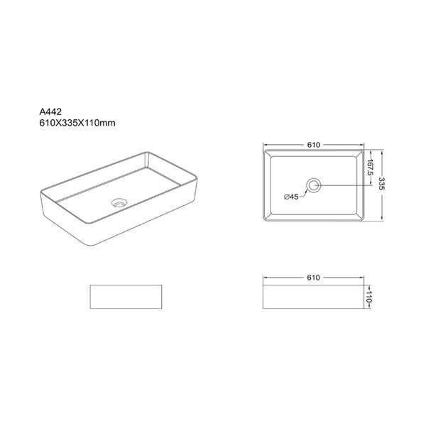 Nadgradni lavabo SPM/Z 01 LINNI - Slika 3