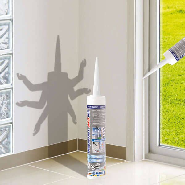 Masa za zaptivanje i lepak 300ml crna MAPEFLEX MS 45 Mapei - Slika 2