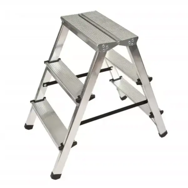 Merdevine dvostrane aluminijumske 3 gazišta Alpos - Slika 1