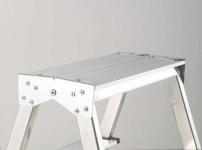 Merdevine dvostrane aluminijumske 5 gazišta Alpos - Slika 2