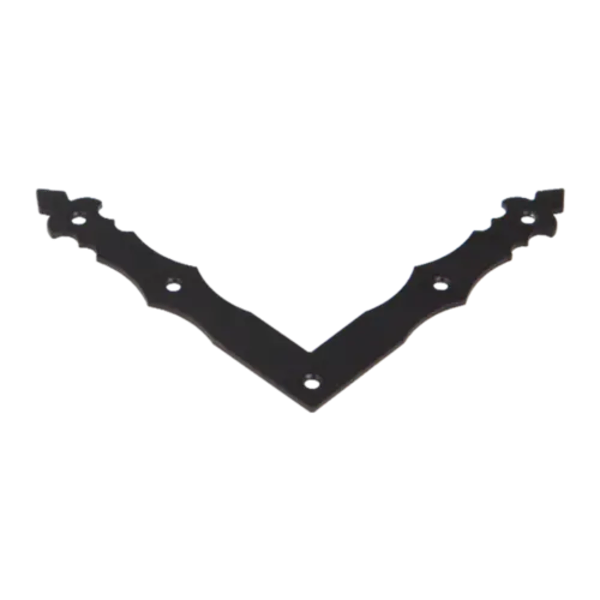 NAD 1 Dekorativni ugaonik 150x150x25x2,5 mm crni - Slika 1