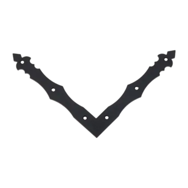 NAD 2 Dekorativni ugaonik 200x200x30x3,0 mm crni - Slika 1