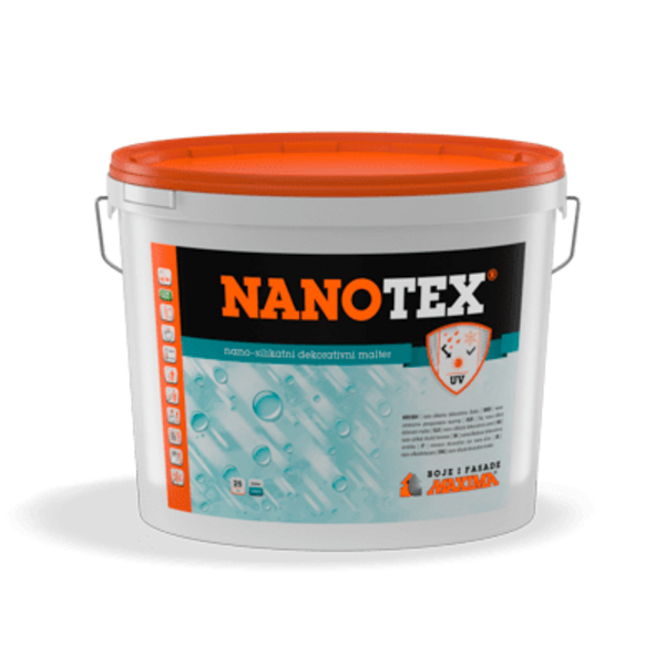NANOTEX nano silikatni dekorativni malter 25kg - Slika 1