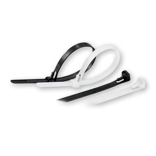 Odveziva kablovska vezica 7.5x200mm 25kom. crna Commel - Slika 1