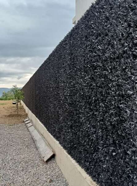 Ograda od veštačke trave kotur 5m visina 2m crna - Slika 2