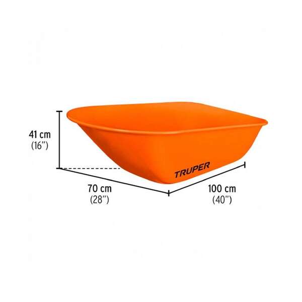 Gradjevinska kolica sa dva točka 118L ojačana Truper - Slika 3