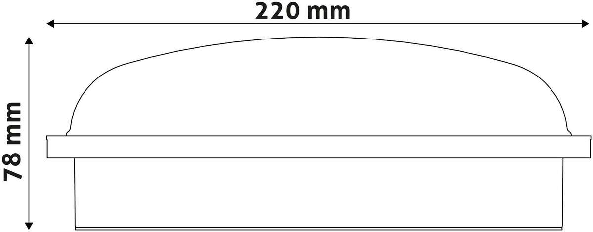 Okrugla lampa (Triton-R) IP65 20W NW 4000K bela - Slika 2