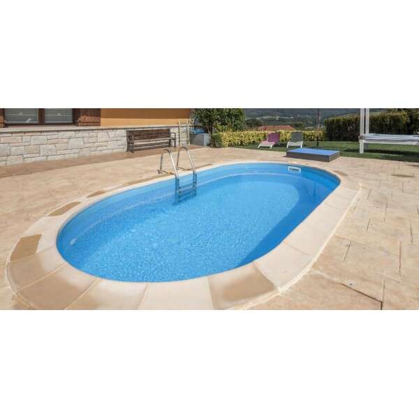 Ovalni montazni bazen Gre ukopni 700 x 320 x 1,5 - Slika 1