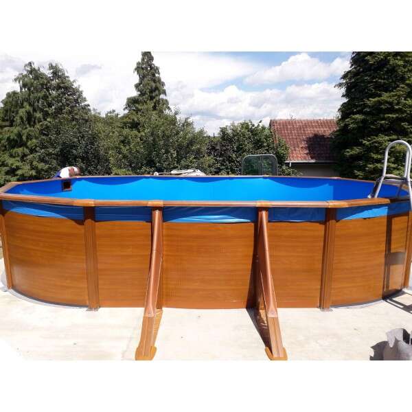 Ovalni montažni bazen GRE Wood - set 5,0X3,0X1,32 - 4m3/h - Slika 5