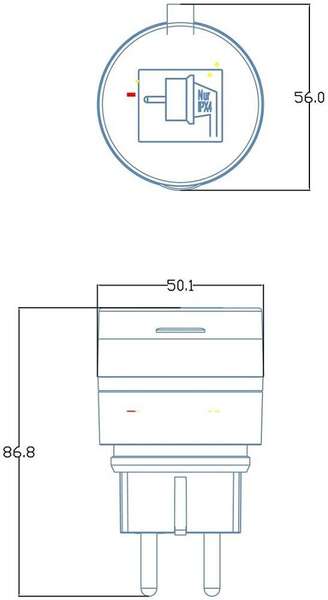 Pametna utičnica 2300W 10A spolj. - Slika 3