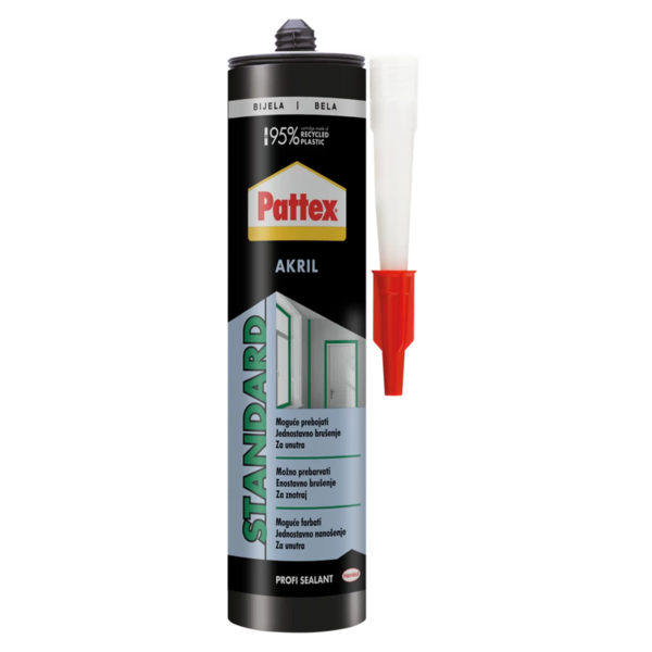 Pattex Acryl Standard akrilna masa za zaptivanje 280 g - Slika 1