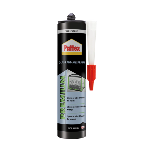 Pattex Glass & Aquarium silikon 280 g - Slika 1