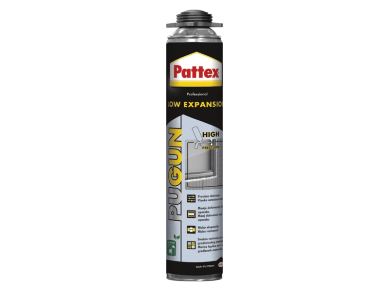 Pattex Nisko ekspanzivna PU pena 700 ml bež - Slika 1