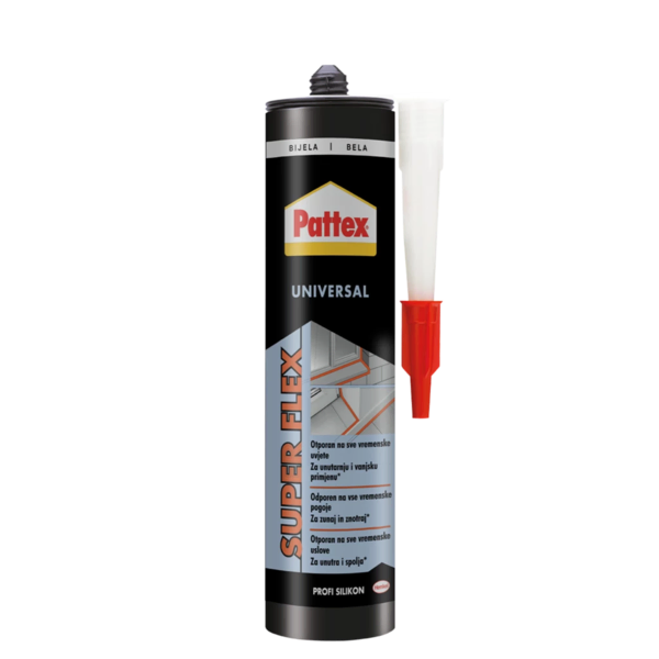 Pattex Univerzalni silikon mlečno beli 280 ml - Slika 1