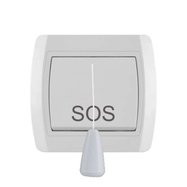 Potezni taster SOS 10A/250V, bezvijčana veza Status - Slika 1