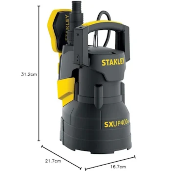 Potopna pumpa za čistu vodu 400W 9000l/h Stanley - Slika 3