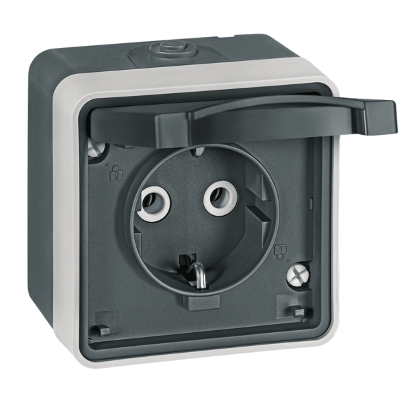 Priključnica dvopolna sa polikarbonatskim jezgrom Protecta 16A/250V - Slika 2