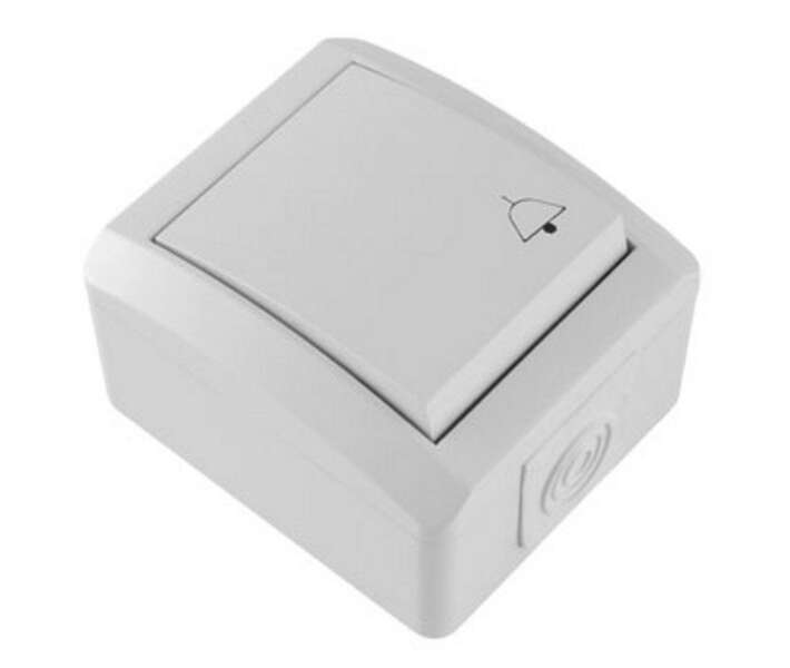 Priključnica dvopolna SETQ 16A/250V bela plastika - Slika 1