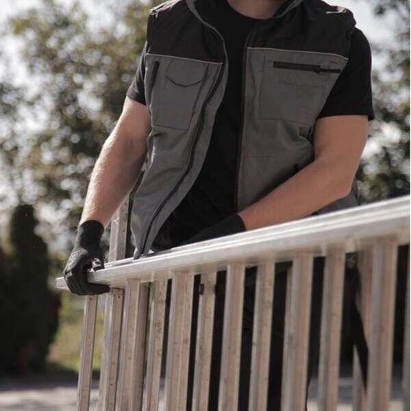 Prsluk WORKER, sivi - Slika 2