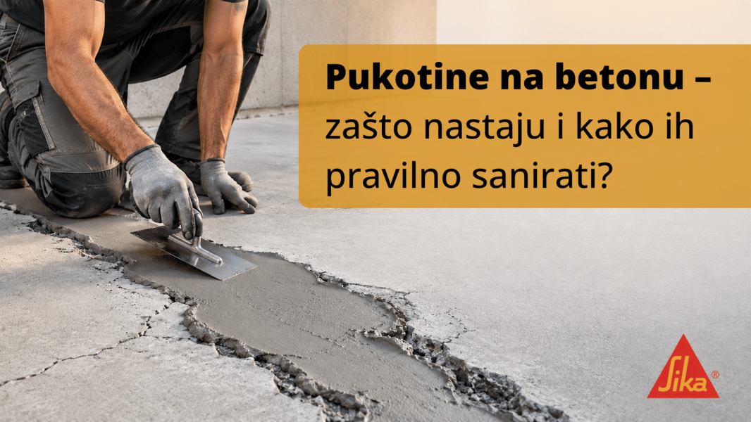 Pukotine na betonu – zašto nastaju i kako ih pravilno sanirati?