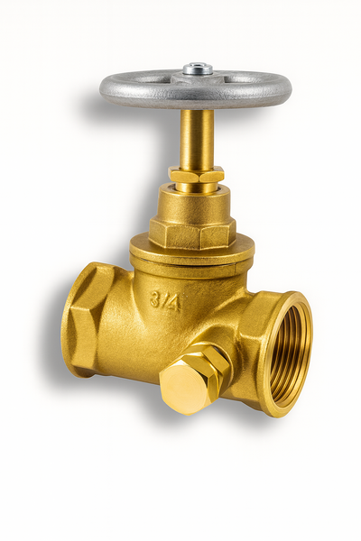 Ravnopropusni ventil sa ispustom - 1" - Slika 1