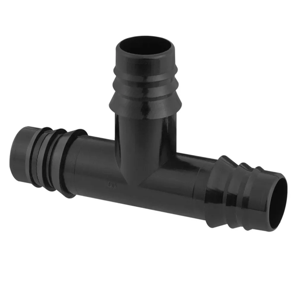 Rebrasti T razdelnik za kapajuće cevi 20x20x20 POM - Slika 1