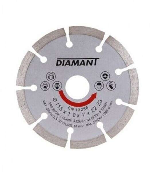 Rezna ploča dijamantska segmentna fi 125 Levior - Slika 1