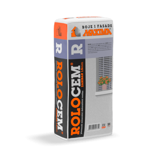 ROLOCEM plemeniti mineralni dekorativni malter 25kg - Slika 1