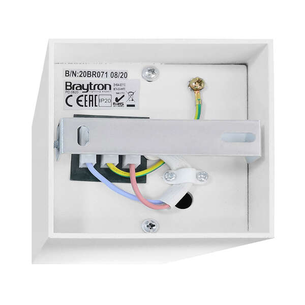 Rozetna 8010 kvadratna bela GU10 - Slika 3