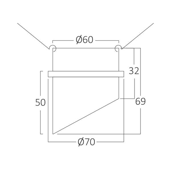 Rozetna ALFA C okrugla belo zlatna - Slika 3