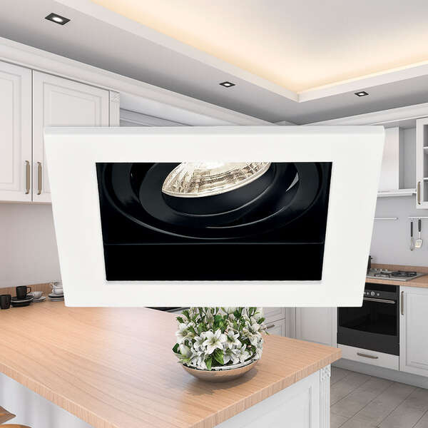 Rozetna BETA kvadratna bela 1D - Slika 2