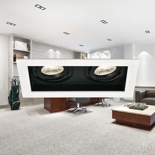 Rozetna BETA kvadratna bela 2D - Slika 2