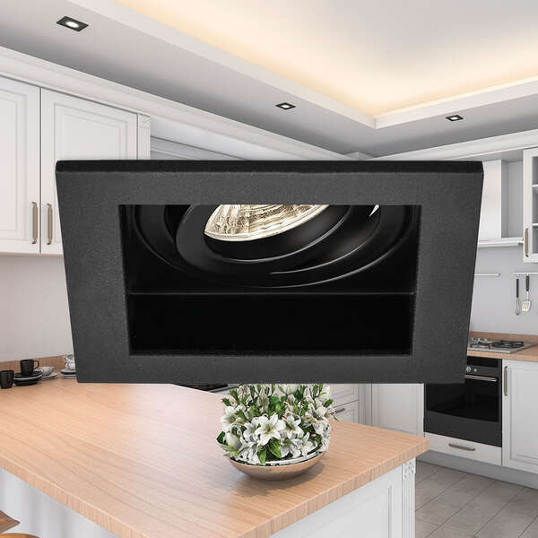 Rozetna BETA kvadratna crna 1D - Slika 2