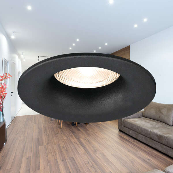 Rozetna D okrugla crna - Slika 2