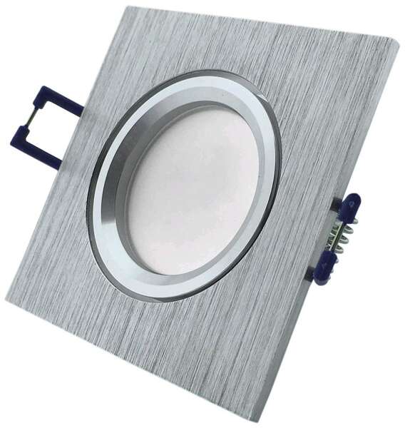 Rozetna GU10 kvadrat siva alu - Slika 1