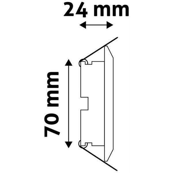 Rozetna GU10 pokretna convex crna - Slika 3