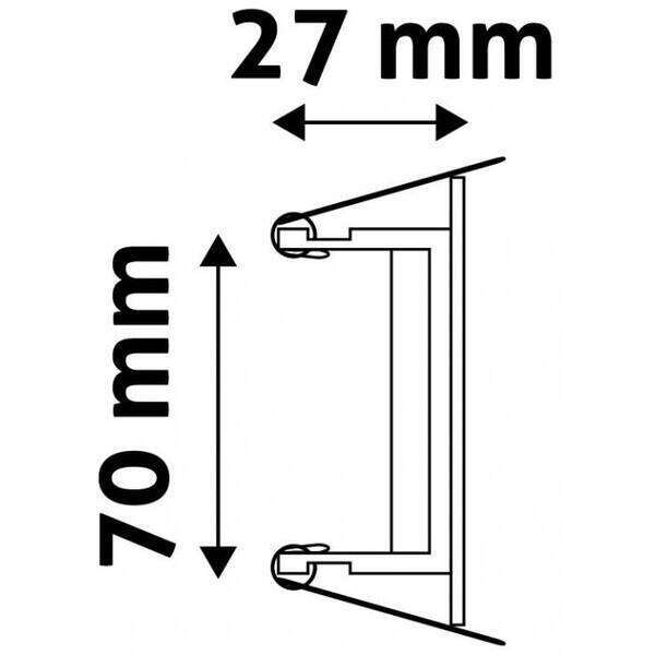 Rozetna GU10 pokretna hrom - Slika 3