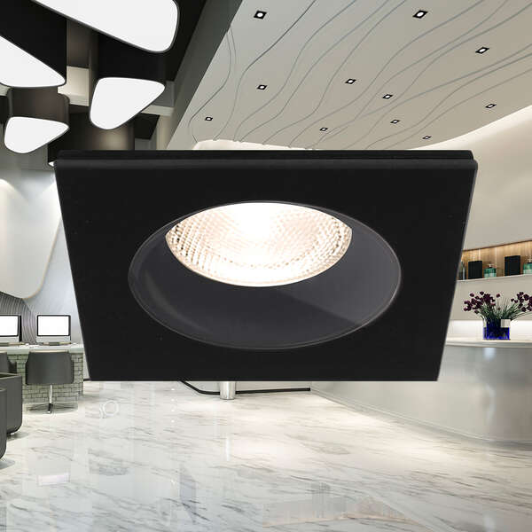 Rozetna IP kvadratna crna - Slika 2