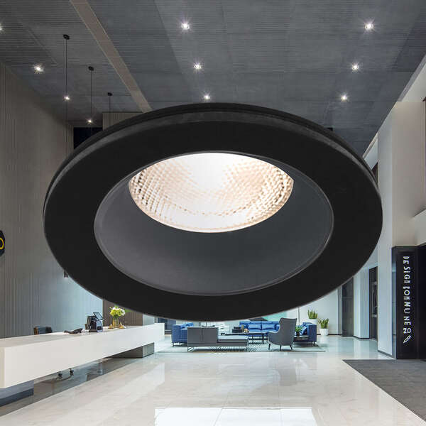 Rozetna IP okrugla crna - Slika 2