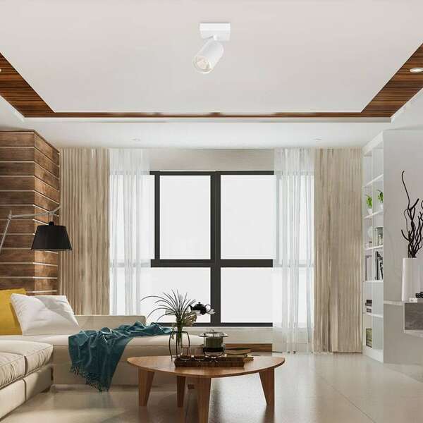 Rozetna SRQ nadrgradna bela GU10 - Slika 5